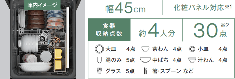 全日本送料無料 #### リンナイ 食器洗い乾燥機取替用タイプ スライドオープン ステンレス調ハーフミラー 幅45cm ハイグレード