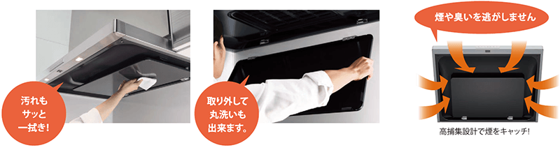 ホーローなら汚れもサッとひと拭き